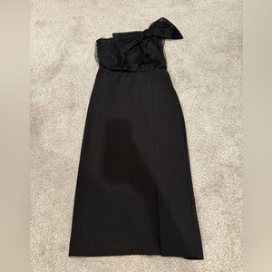 Express Black One-Shoulder Dress